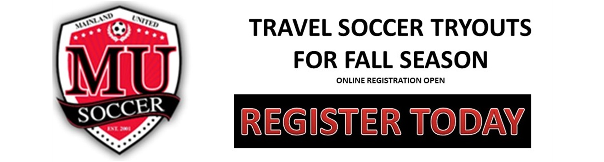 Travel Tryouts Registration